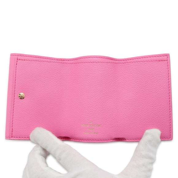 Louis Vuitton Tri-fold Wallet Calf Leather Portefeuille Rock Mini - Picture 4 of 6